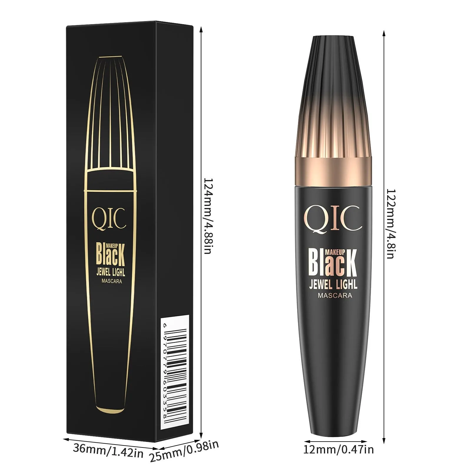 4D Silk Fiber Lash Mascara Volume Booster Lash Primer Mascara Lash Primer Eyeliner Mascara For Lifting Curling Multiplying