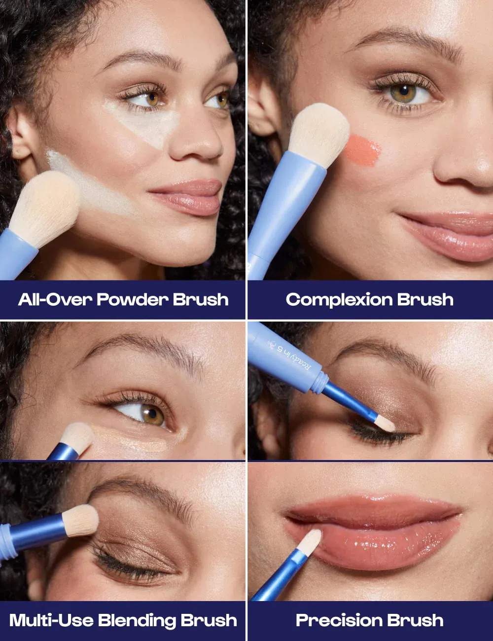 Alleyoop Overachiever 4-in-1 Makeup Brush