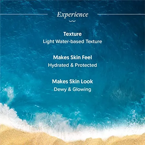 Aqualogica Glow  Dewy Lightweight & Hydrating Sunscreen with SPF 50  & PA     for UVA/B & Blue Light Protection & No White Cast for Men & Women -Oily, Combination & Glowing Skin -80g
