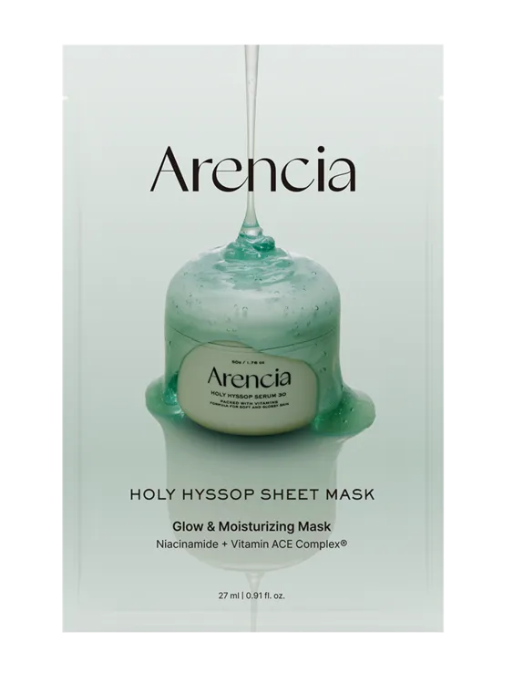 ARENCIA Holy Hyssop Sheet Mask