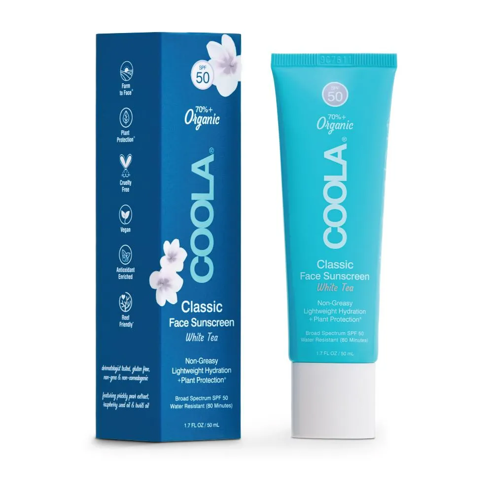 Classic Face Sunscreen - 50 SPF - White Tea