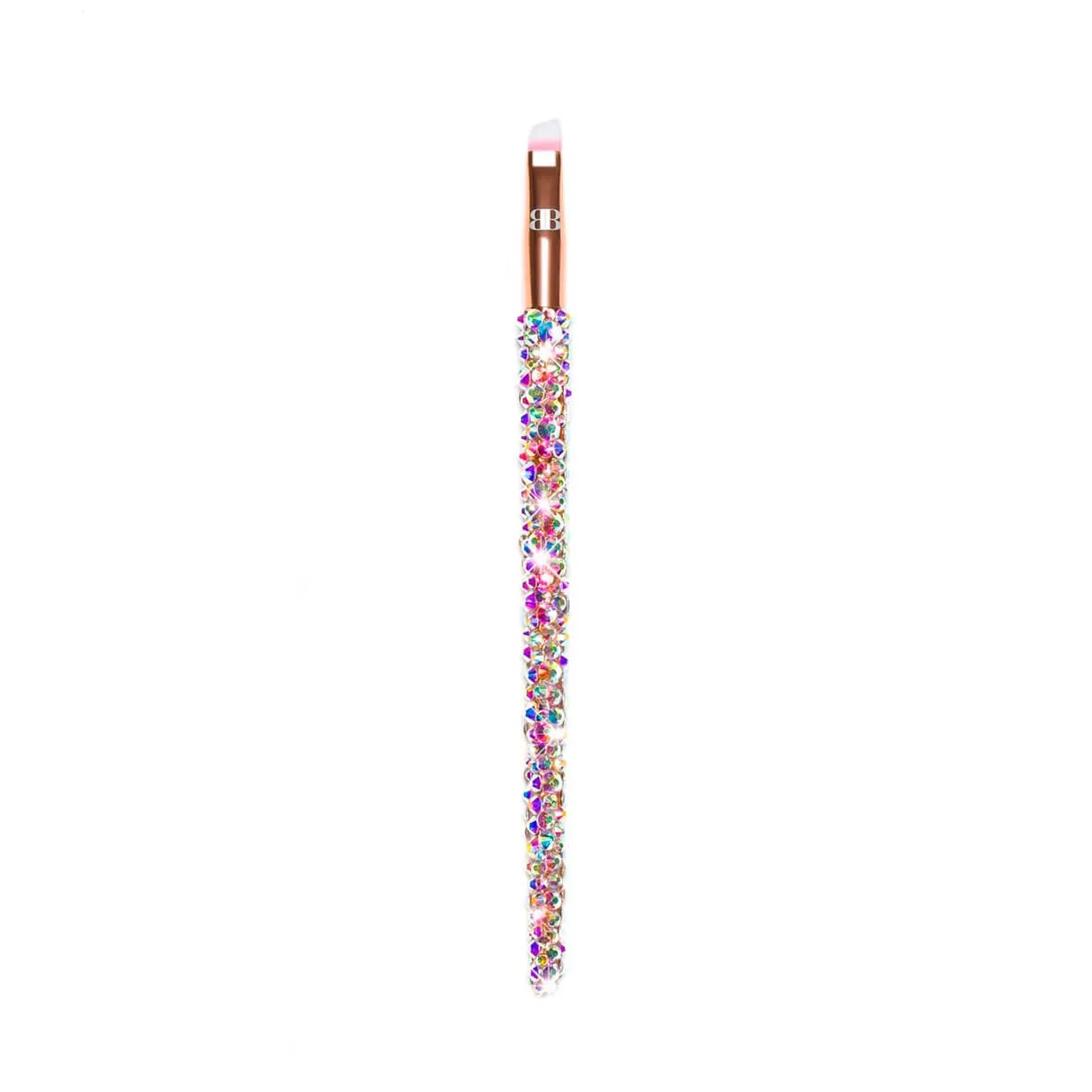 E6 - Angled Liner & Brow Brush (Rose Gold)