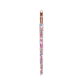 E6 - Angled Liner & Brow Brush (Rose Gold)