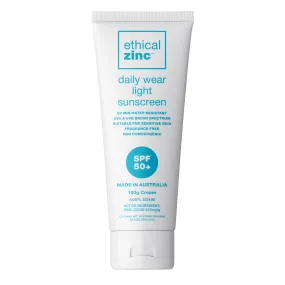 Ethical Zinc SPF50  Daily Wear Light Sunscreen