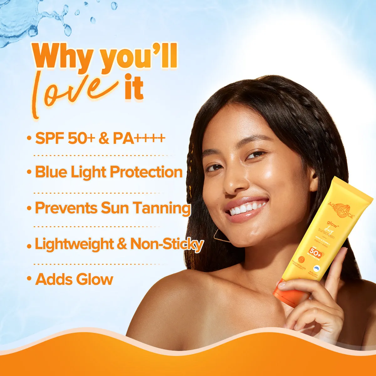 Glow  Dewy Sunscreen 125g
