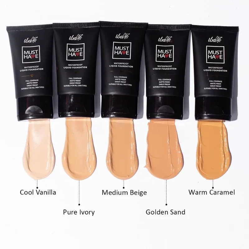 Iba Must Have Waterproof Liquid Foundation - Medium Beige