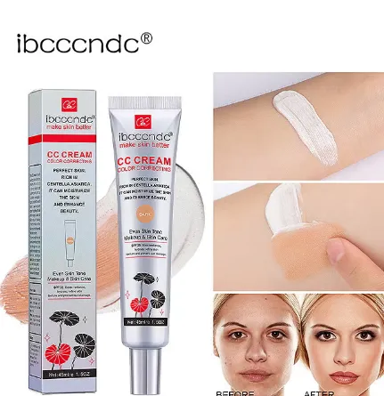ibcccndc CC Cream - Color Correcting Moisturizing Makeup - 45ml | سي سي كريم - مصحح للون البشرة و مرطب - 45 مل