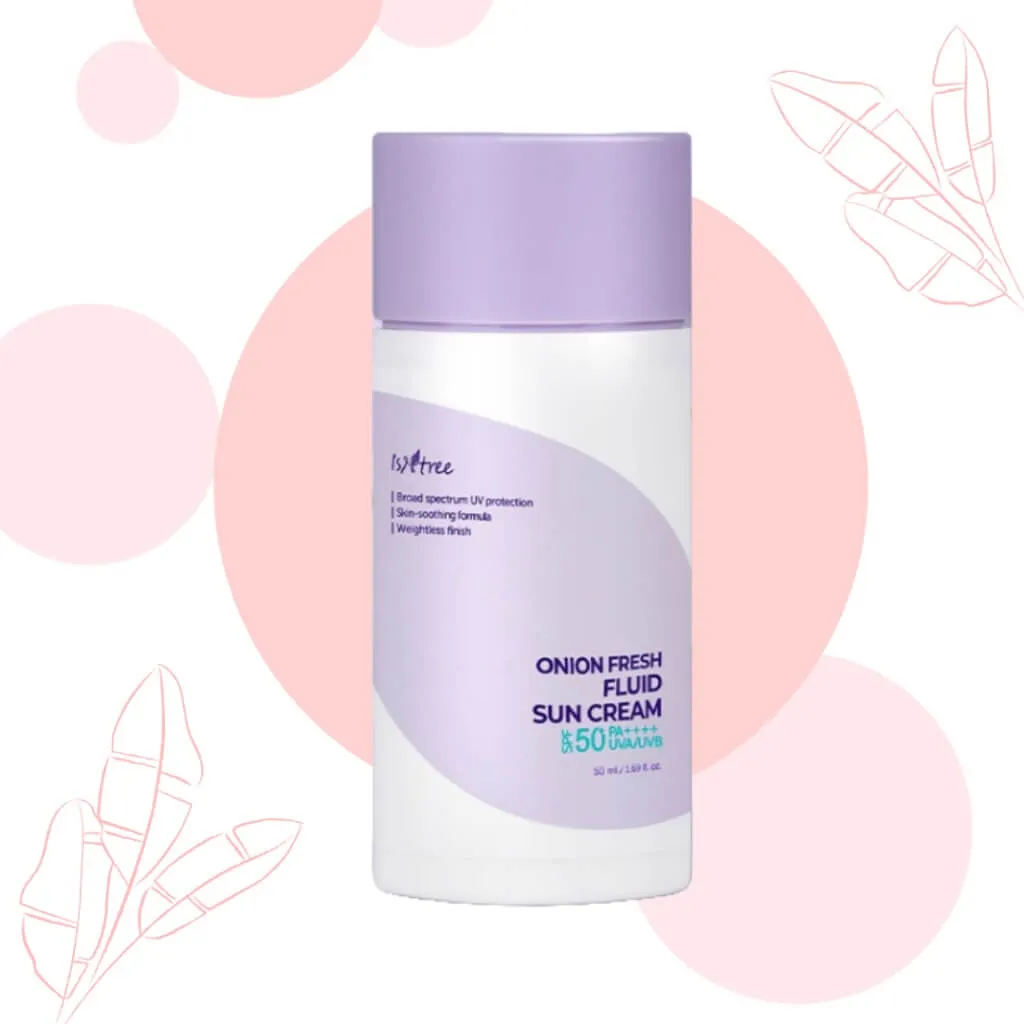 ISNTREE Onion Fresh Fluid Sun Cream SPF 50  PA     UVA/UVB