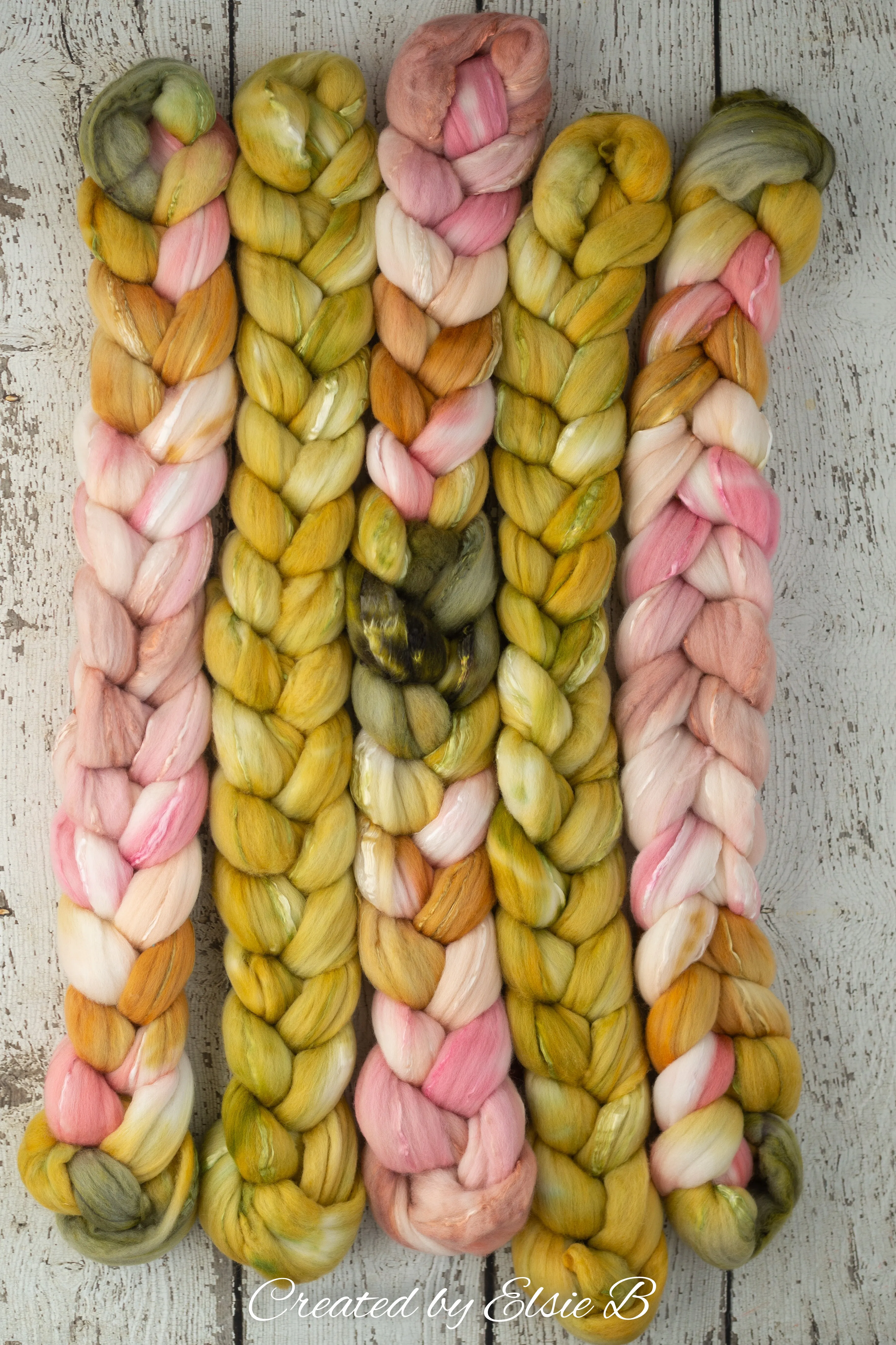 'Lemongrass' Superfine Merino/ Silk 4 oz