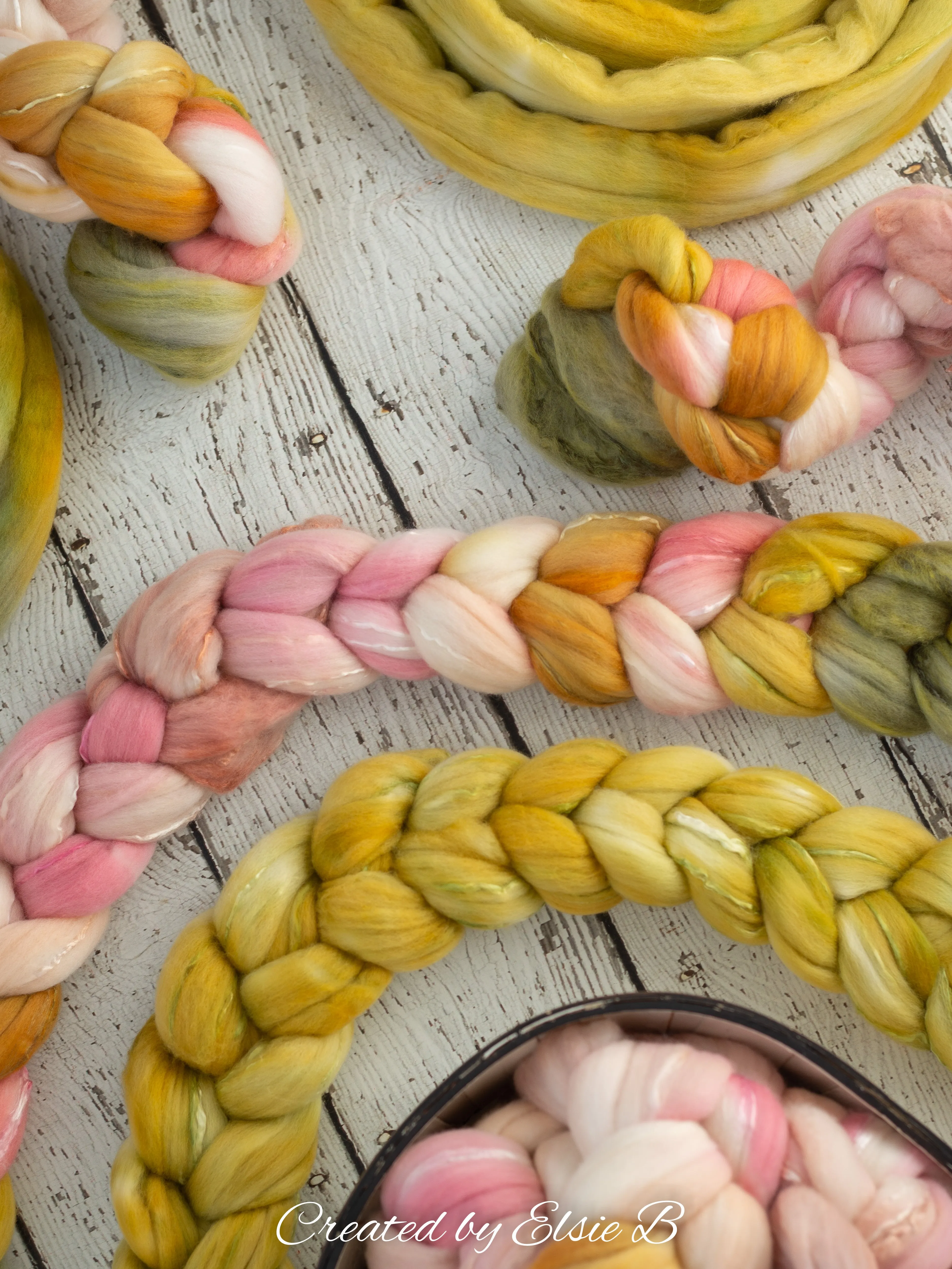 'Lemongrass' Superfine Merino/ Silk 4 oz