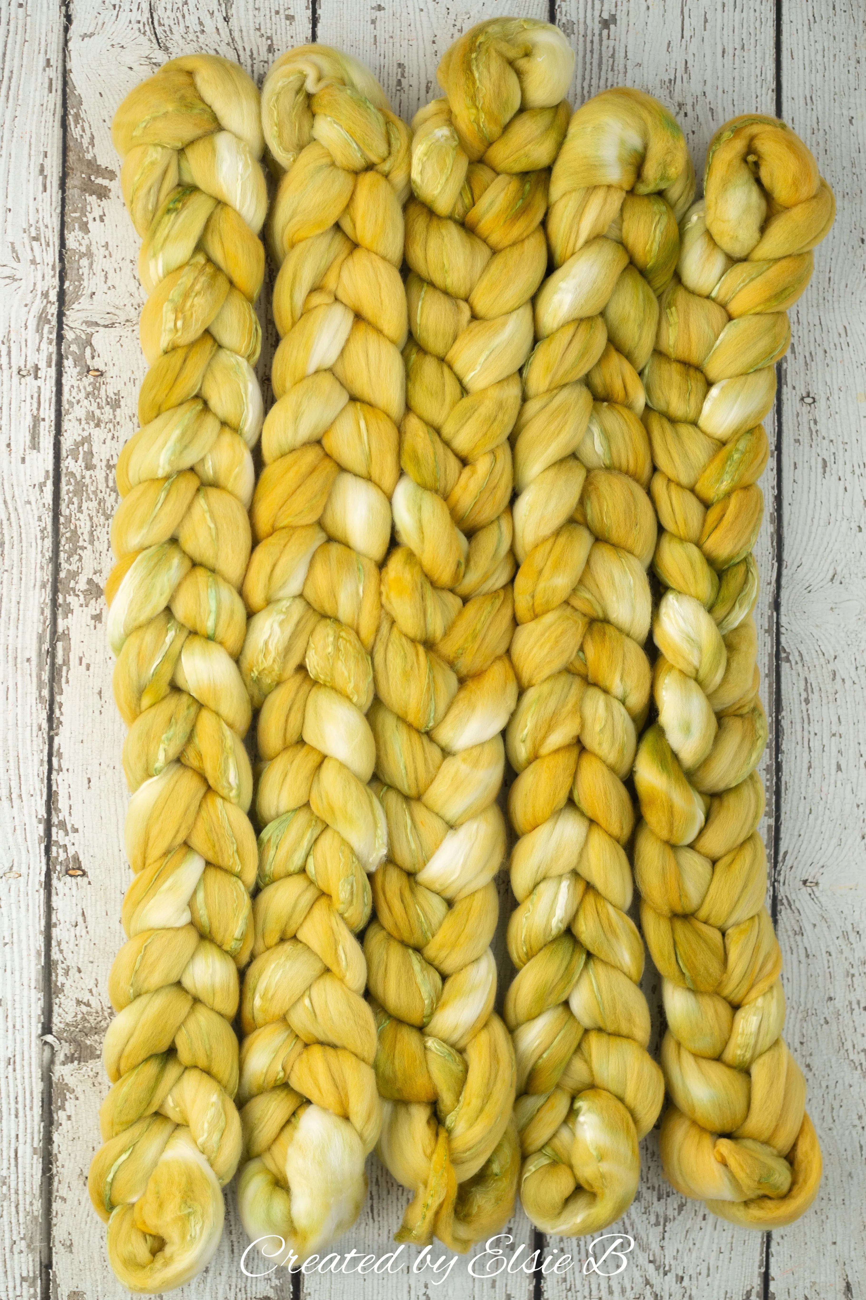 'Lemongrass' Superfine Merino/ Silk 4 oz