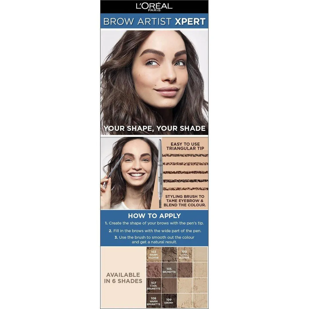 L'Oréal Brow Artist Xpert 103 Warm Blonde 9.6g