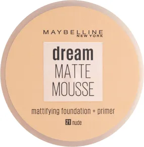 Maybelline Dream Matte Mousse Foundation 21 Nude