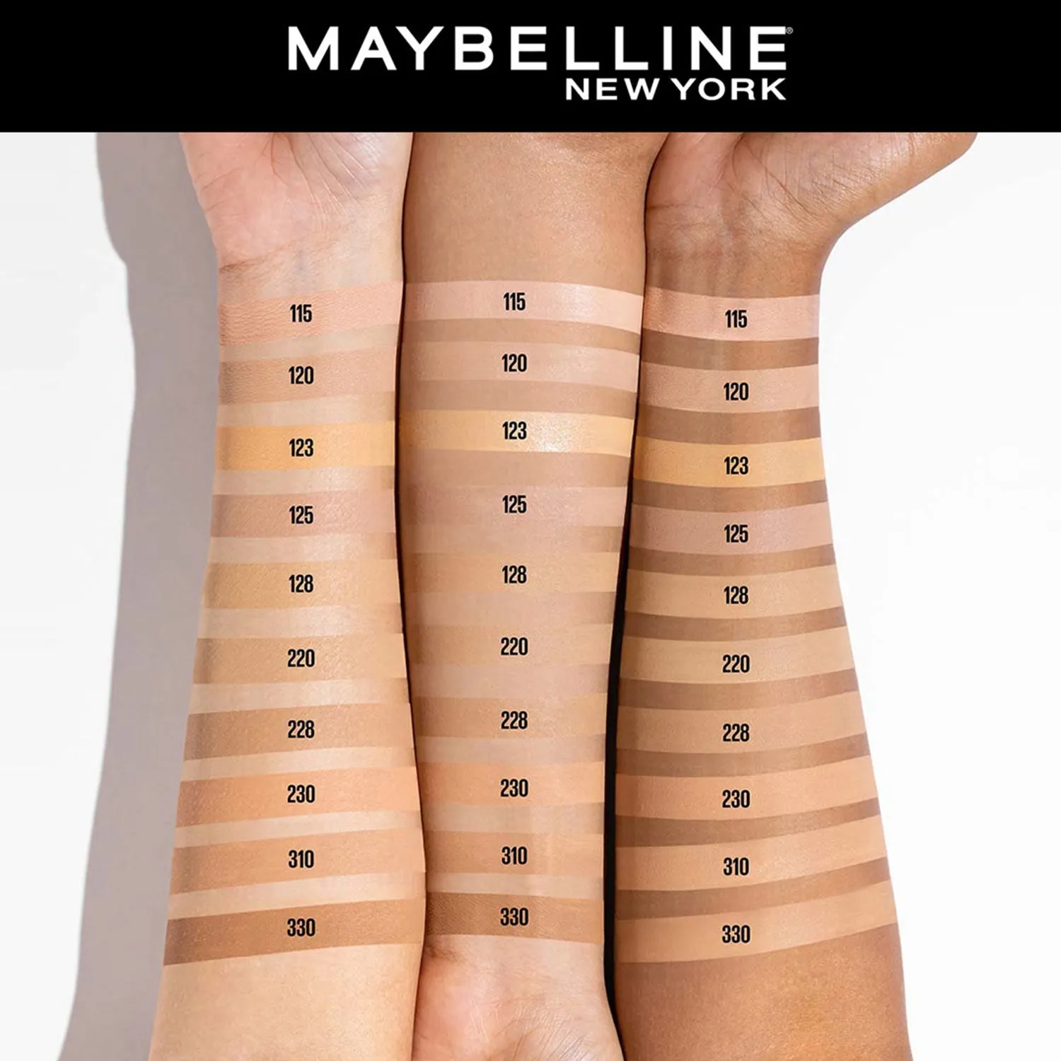 Maybelline New York Super Stay Lumi-Matte Liquid Foundation 30H Longwear yet Light-As-Air, 128, 35ml