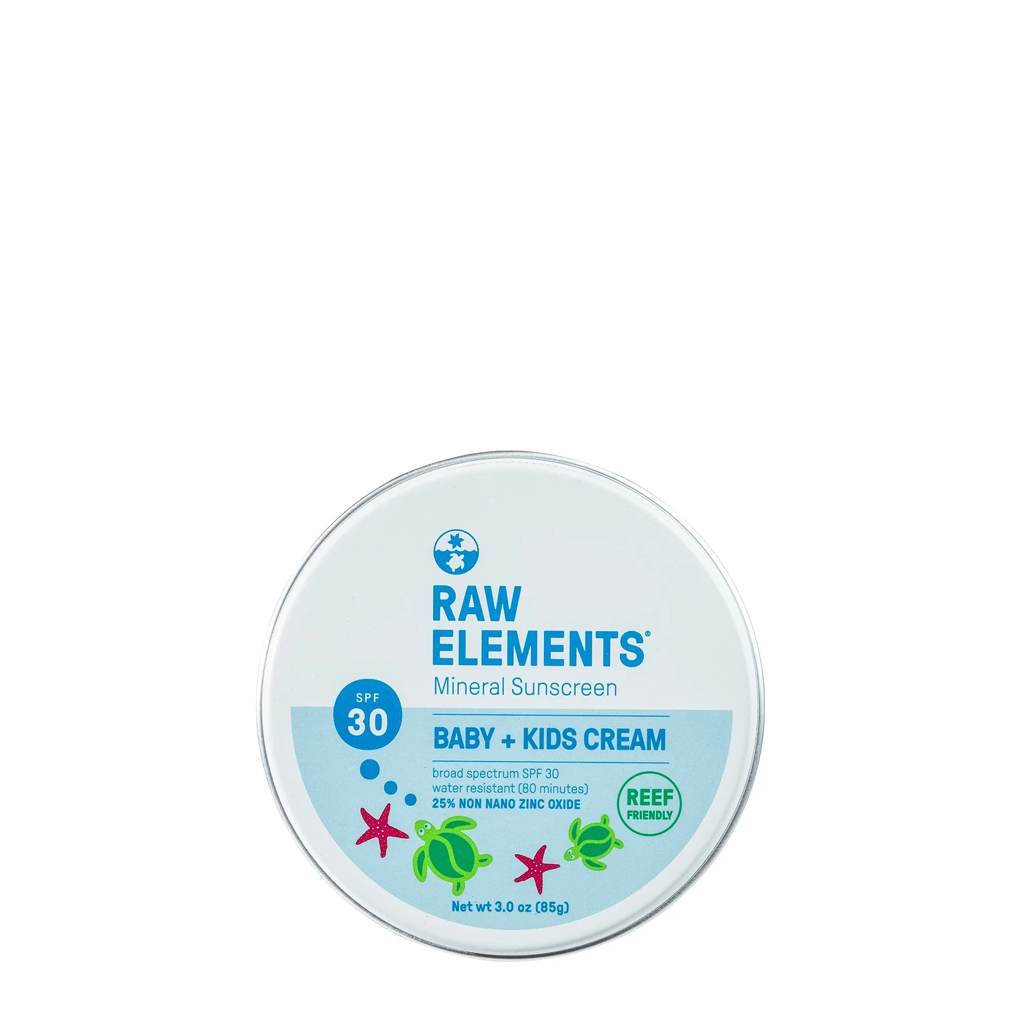 Raw Elements Baby   Kids Tin Sunscreen-SPF 30 
