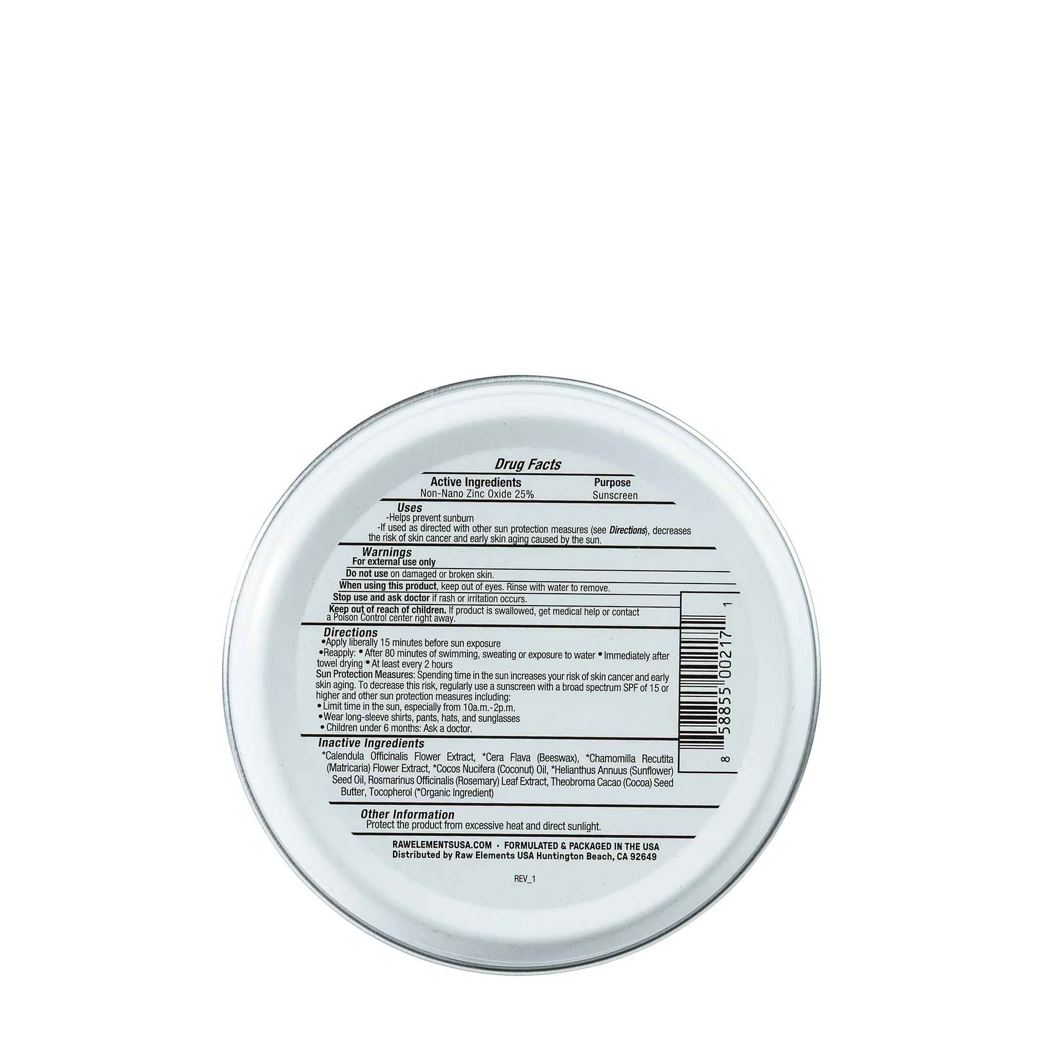 Raw Elements Baby   Kids Tin Sunscreen-SPF 30 
