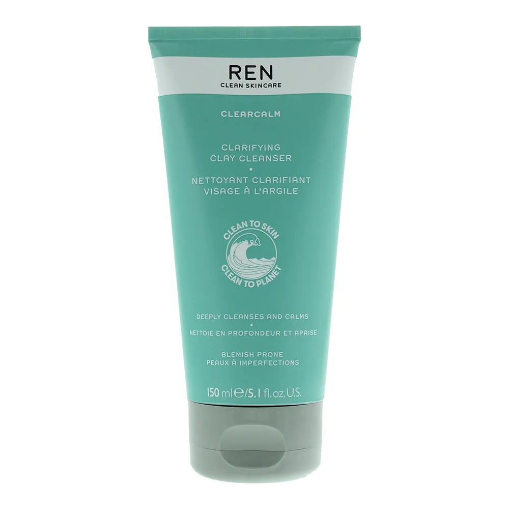 Ren Clearcalm Clarifying Clay Cleanser 150ml