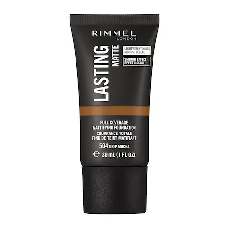 Rimmel Lasting Matte Foundation-504 Deep Mocha