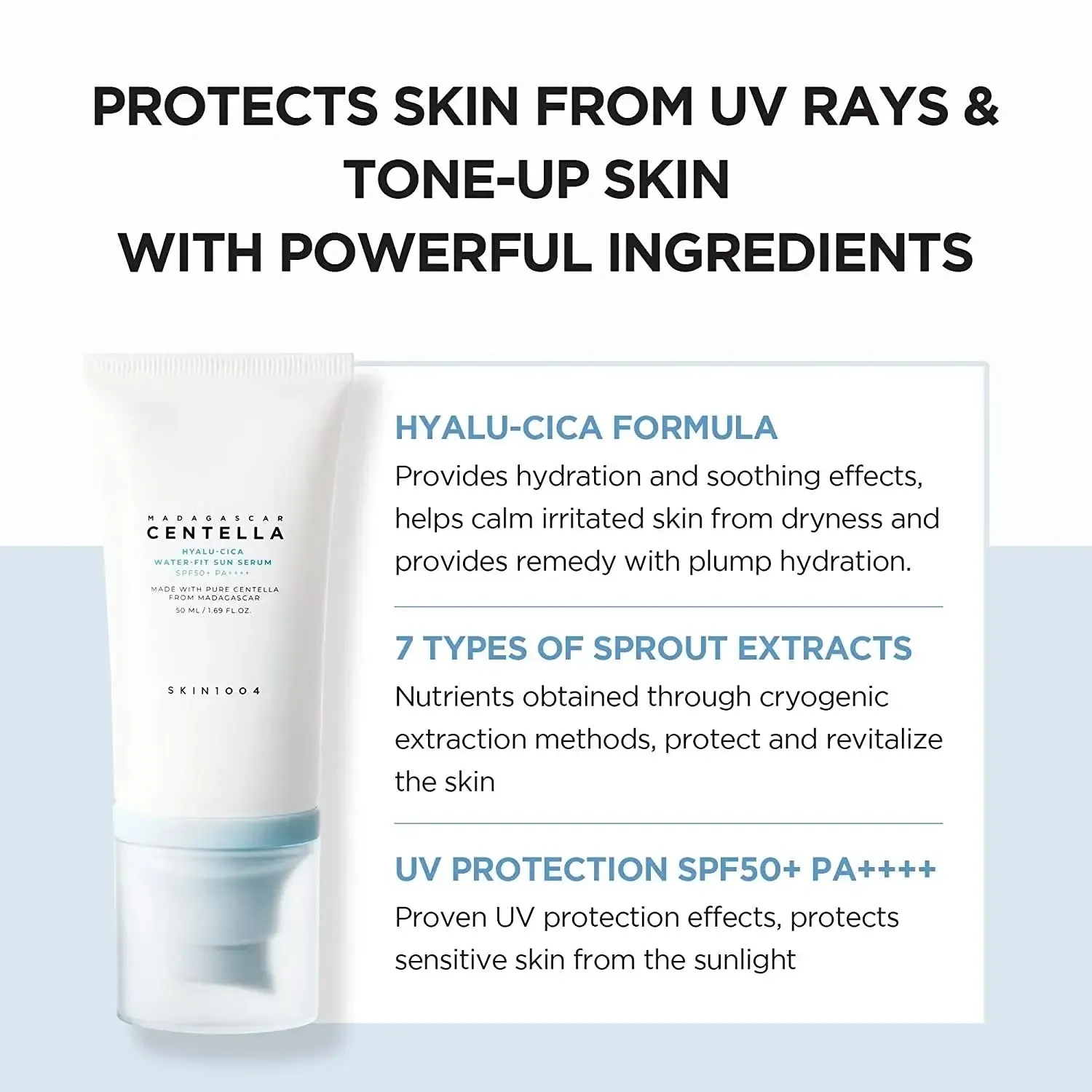Skin1004 Centella Hyalu-Cica Water-Fit Sun Serum