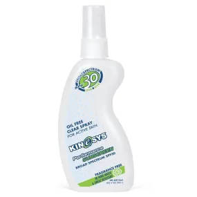 SPF 30 Fragrance Free KINeSYS Spray Sunscreen 4oz