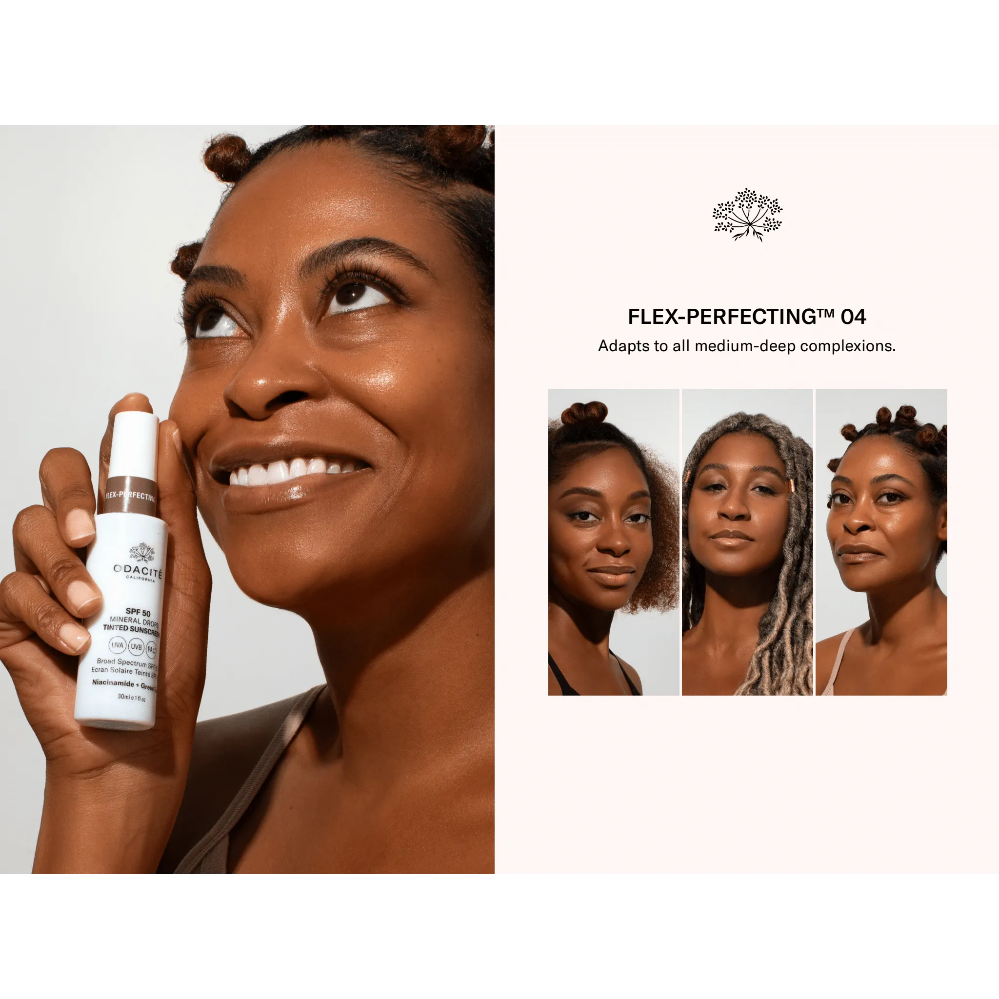 SPF 50 Flex-Perfecting™.