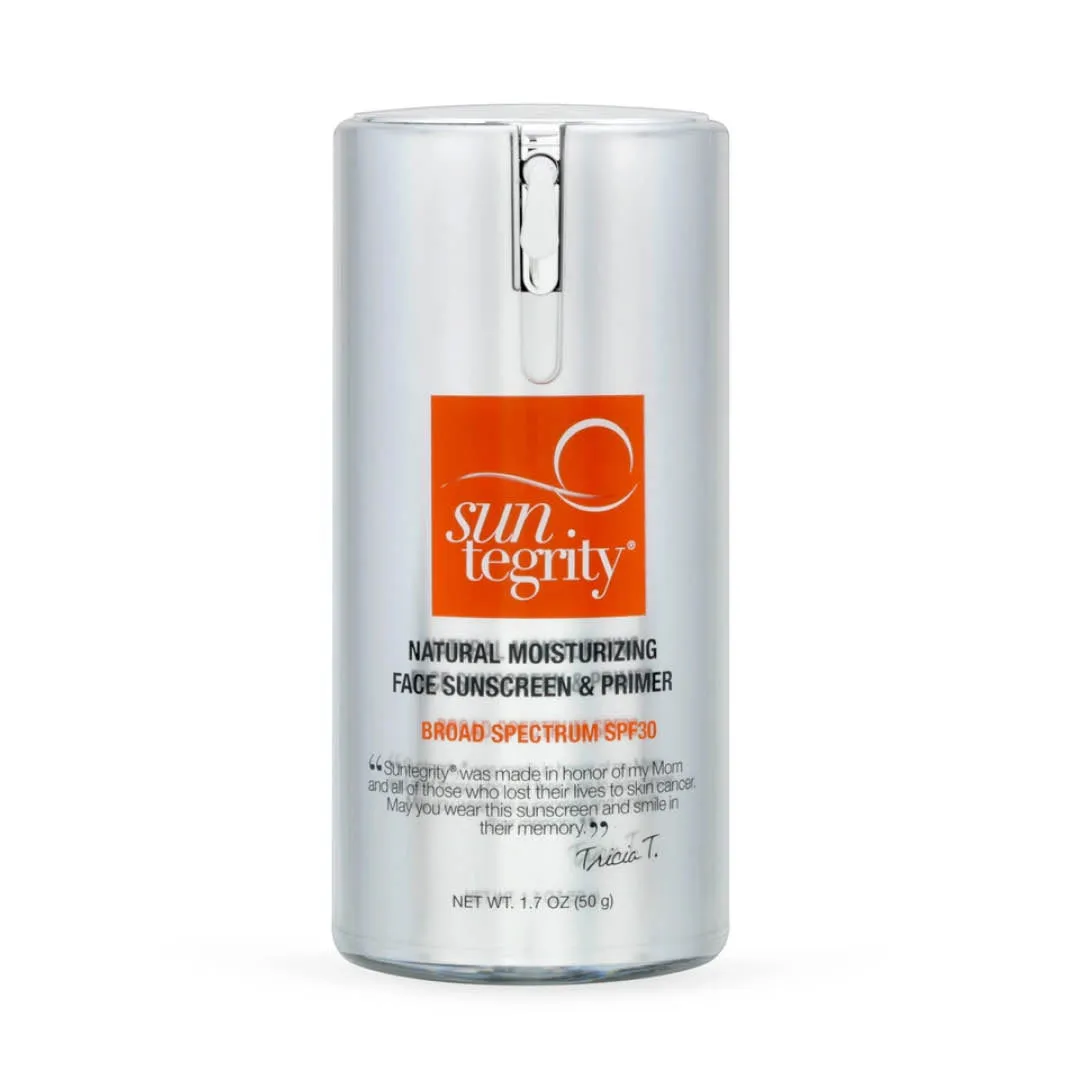 Suntegrity Natural Moisturizing Face Sunscreen & Primer, Broad Spectrum SPF 30