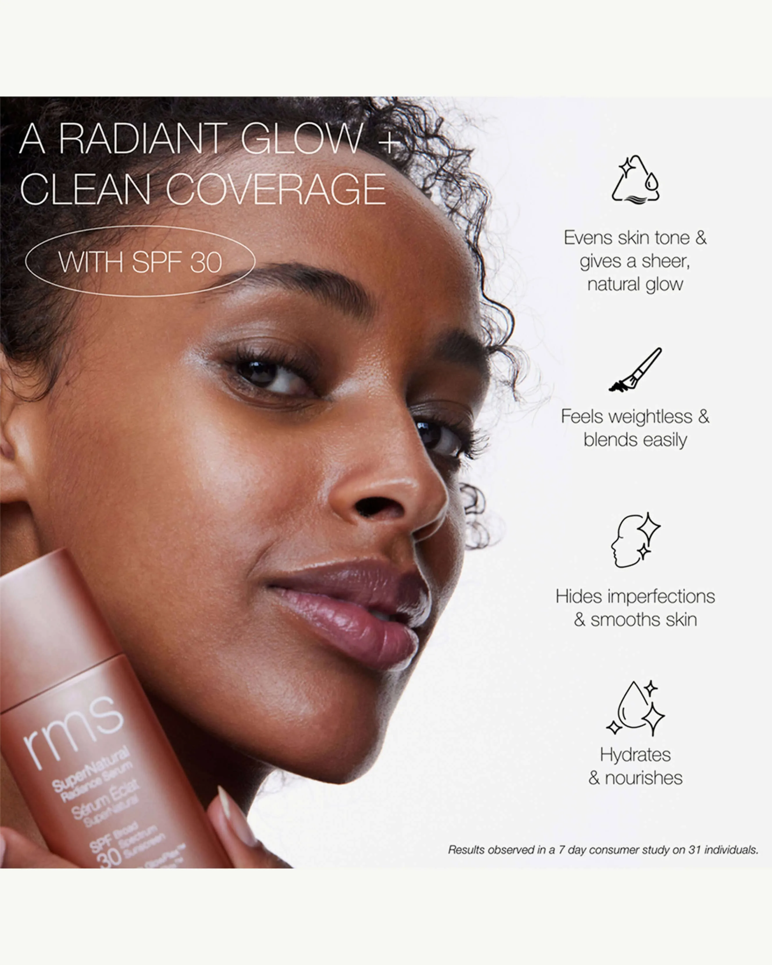 SuperNatural Radiance Serum Broad Spectrum SPF 30 Sunscreen