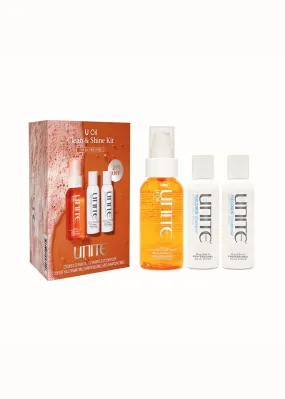 Unite Hair U Oil Clean & Shine Kit