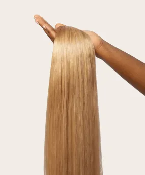 Warm Blonde, 20" Volumiser Quad Clip-In Weft, #27A | 45g